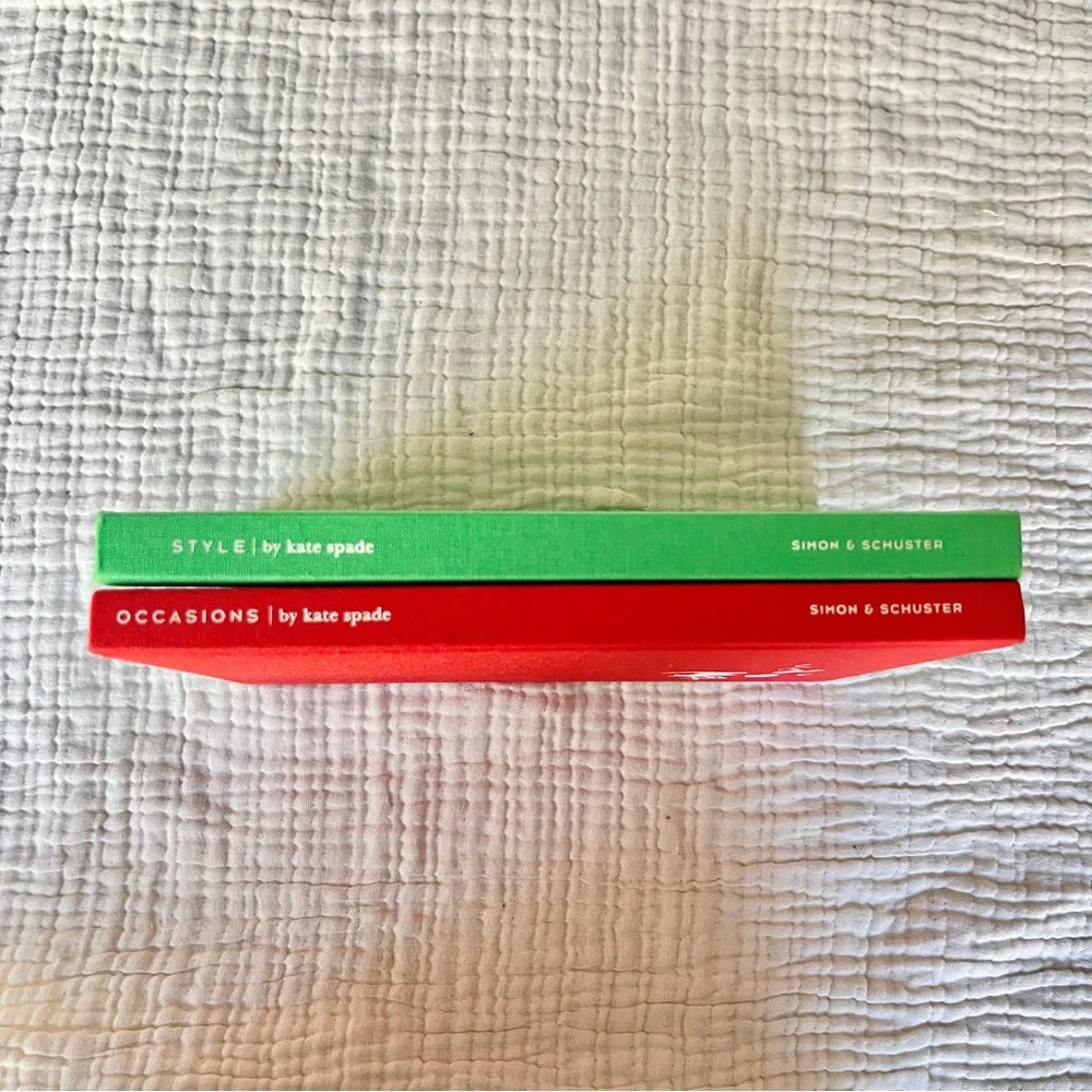 Kate Spade | PAIR Red and Green Style and Occasions Books